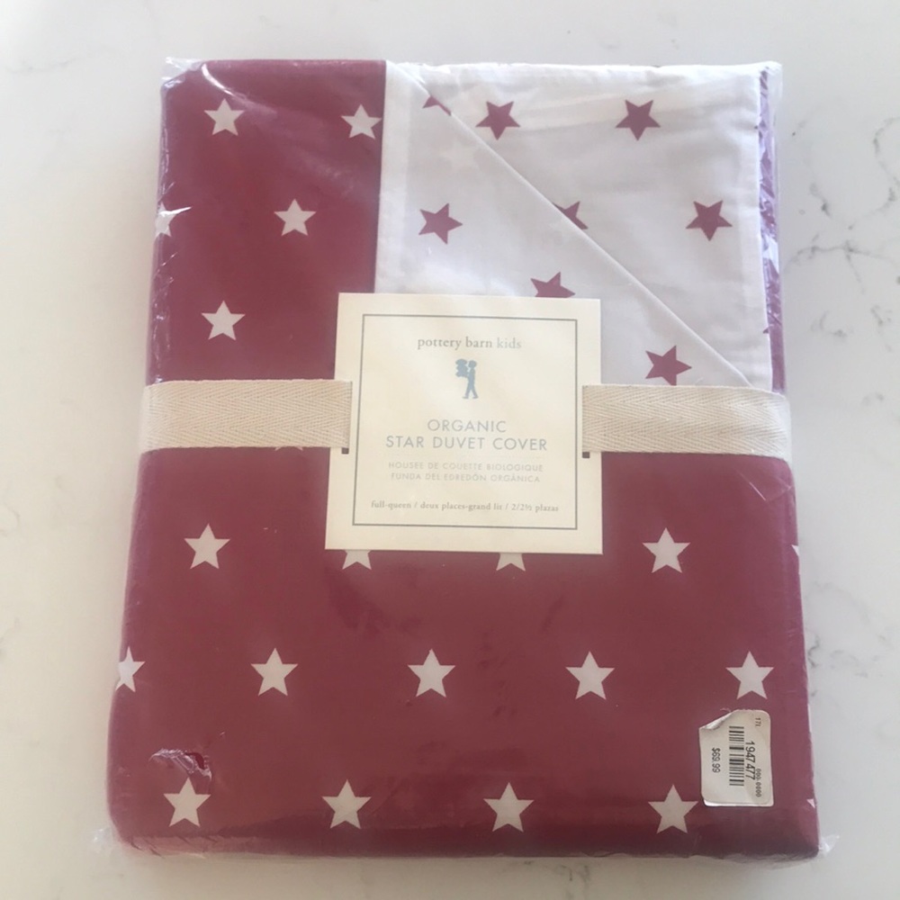 Pottery barn duvet cover